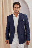 Men's Classic Solid Formal Blazer Two Button Light Weight Suit Jacket