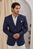 Men's Classic Solid Formal Blazer Two Button Light Weight Suit Jacket