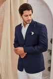 Men's Classic Solid Formal Blazer Two Button Light Weight Suit Jacket