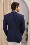 Men's Classic Solid Formal Blazer Two Button Light Weight Suit Jacket