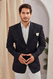 Men's Classic Solid Formal Blazer Two Button Light Weight Suit Jacket