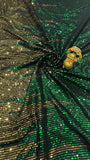 Emerald Green Sequin Saree – Glamorous Designer Partywear Saree