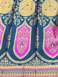 Teal Blue & Magenta Banarasi Silk Lehenga Choli with Dupatta