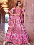 Blush Radiance Ethnic Printed Lehenga Set