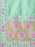Zoya Mint Green Banarasi Silk Lehenga Set with Dupatta
