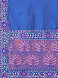 Meher Royal Blue Banarasi Silk Lehenga Set with Dupatta