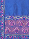 Meher Royal Blue Banarasi Silk Lehenga Set with Dupatta