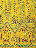 Meher Mustard Yellow Banarasi Silk Lehenga Set with Dupatta