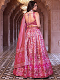 Blush Radiance Ethnic Printed Lehenga Set