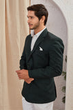 Men's Classic Solid Formal Blazer Two Button Light Weight Suit Jacket