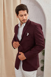 Men's Classic Solid Formal Blazer Two Button Light Weight Suit Jacket