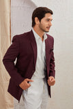 Men's Classic Solid Formal Blazer Two Button Light Weight Suit Jacket