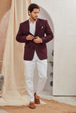 Men's Classic Solid Formal Blazer Two Button Light Weight Suit Jacket
