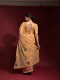 Gulabo Chiku Georgette Saree with Multicolor Thread & Sequin Floral Embroidery