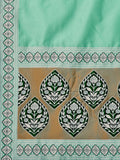 Sage Royalty Ethnic Print Lehenga Set