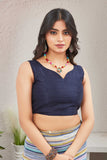 Multicolor Pastel Striped Saree with Subtle Gold Border Elegant Daily & Festive Wear