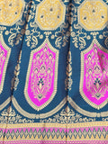Teal Blue & Magenta Banarasi Silk Lehenga Choli with Dupatta
