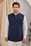 Men's Classic Solid Nehru Jacket Ethnic Waistcoat for Formal & Festive Wear