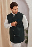 Men's Classic Solid Nehru Jacket Ethnic Waistcoat for Formal & Festive Wear