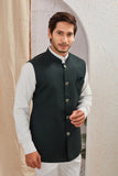 Men's Classic Solid Nehru Jacket Ethnic Waistcoat for Formal & Festive Wear