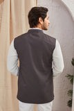 Men's Classic Solid Nehru Jacket Ethnic Waistcoat for Formal & Festive Wear