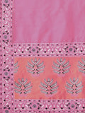 Meher Pink Banarasi Silk Lehenga Set with Dupatta
