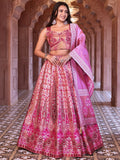 Blush Radiance Ethnic Printed Lehenga Set