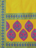 Sunlit Mustard Heritage Print Lehenga Set