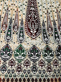 Sage Royalty Ethnic Print Lehenga Set
