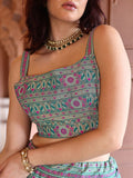 Zoya Mint Green Banarasi Silk Lehenga Set with Dupatta